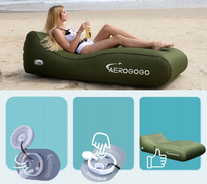 MATERAC LEŻAK automatycznie dmuchany AEROGOGO PS2