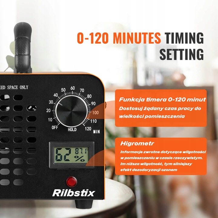 GENERATOR OZONU OZONATOR LEHMANN 60 000 MG/H TIMER