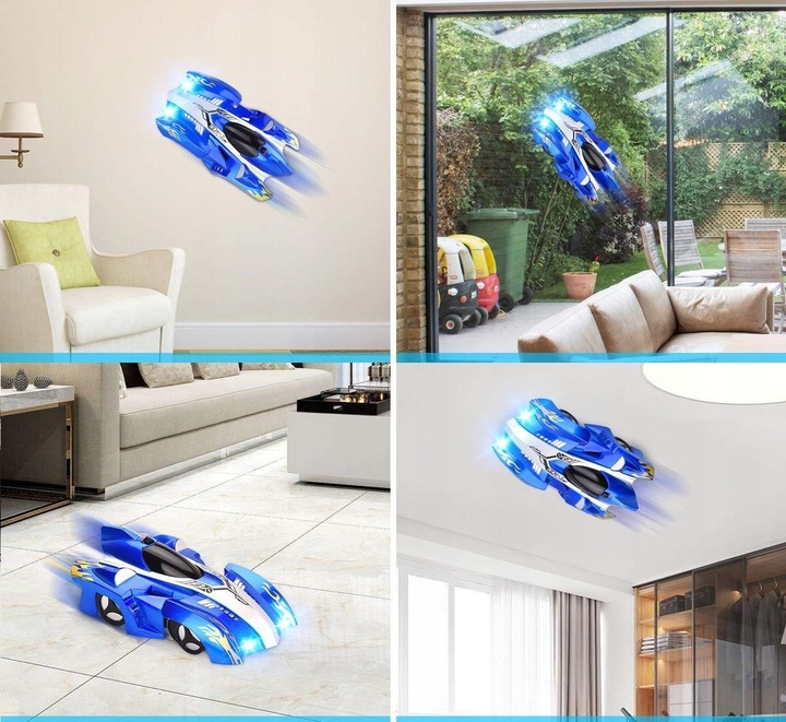 AUTO JEŻDŻĄCE PO ŚCIANIE SUFICIE SAMOCHÓD NA PILOT DLA DZIECI