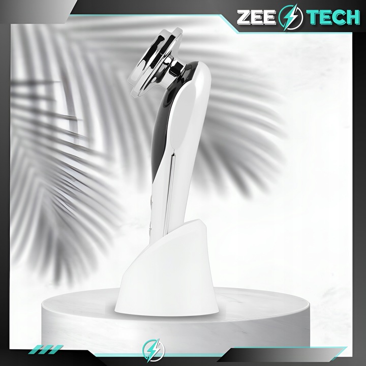 MEZOTERAPIA BEZIGŁOWA 7w1 MASAŻER DO TWARZY ELEKTRYCZNY EMS LIFTING LED