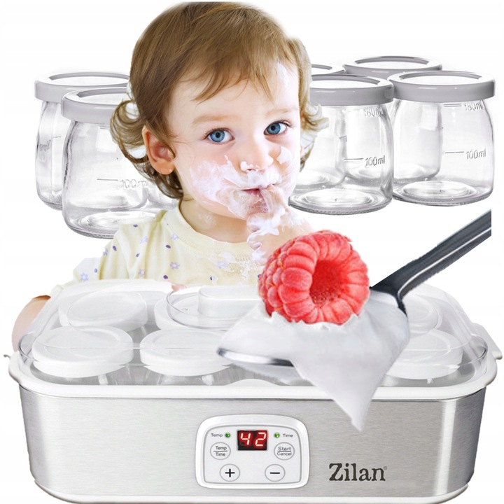 JOGURTOWNICA, TIMER, AUTOMAT, 1440ML /8x180ML/