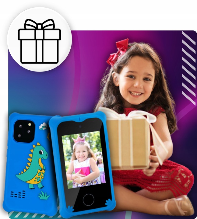 TELEFON DLA DZIECI SMARTFON ZABAWKOWY aparat kamera gry ZABAWKI DLA DZIECI