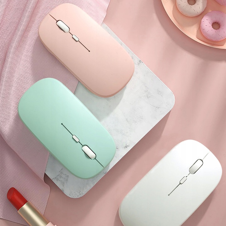 Bezprzewodowa MYSZKA laserowa do komputera DUAL Bluetooth i radio 1600DPI