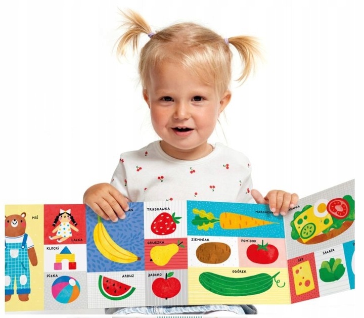 CzuCzu BIBLIOTECZKA 100 Pierwszych Słów Książeczki Harmonijki Malucha 1+