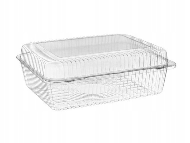 Pojemnik na Ciasto Opakowanie Cukiernicze Plastikowy Przezroczysty Na Tort