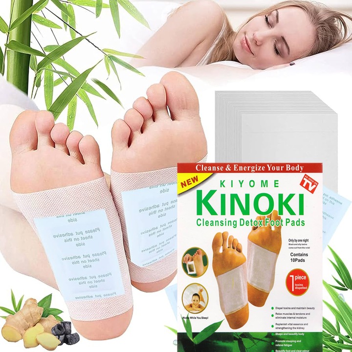 PLASTRY DO STÓP OCZYSZCZAJĄCE Z TOKSYN KINOKI DETOX ORYGINALNA 100SZT