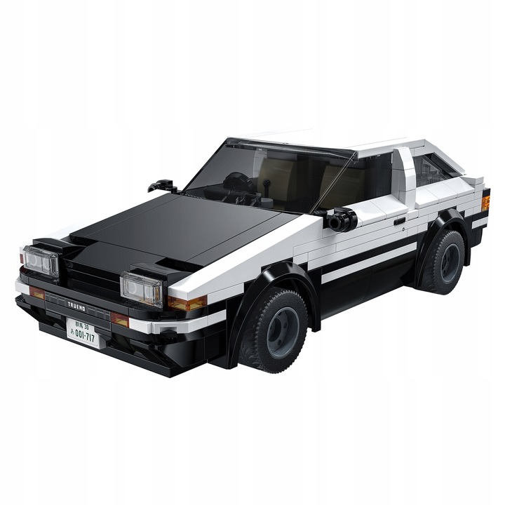 KLOCKI KONSTRUKCYJNE CADA BIAŁE ZDALNIE STEROWANY TOYOTA AE86 INITIAL-D RC
