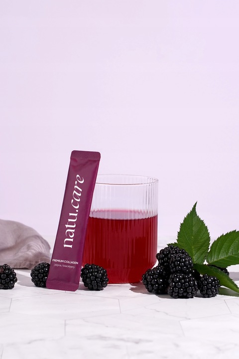 Kolagen Rybi Do Picia Na Zmarszczki w Proszku 5000 mg Natu Care Jeżyna