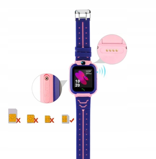 INTELIGENTNY ZEGAREK DLA DZIECI SMARTWATCH LBS TELEFON SOS IP67 DLA