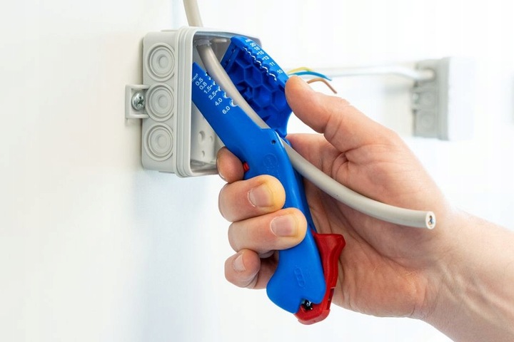 Ściągacz izolacji do kabli płaskich i okrągłych WEICON / MADE IN GERMANY