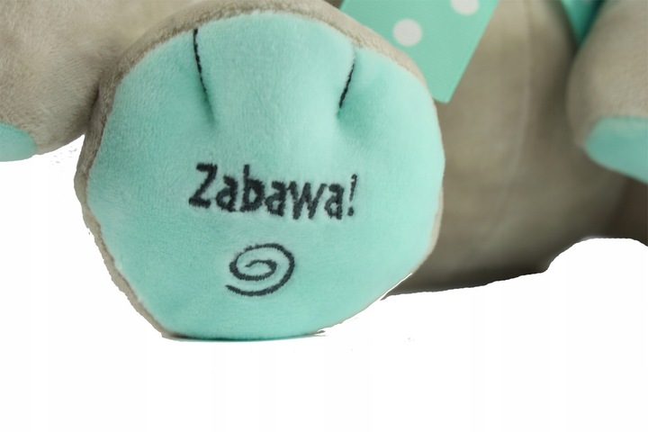 SŁONIK A KUKU INTERAKTYWNY mówi i śpiewa po polsku MADEJ miętowy