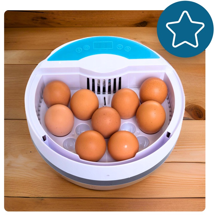 Inkubator wylęgarka automatyczna klujnik jaja kurze jajka na 9 jaj 20W