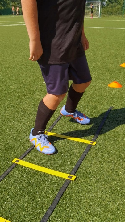 SET PIŁKARSKI DRABINKA PACHOŁKI SKAKANKA AB WHEEL DRABINA KOORDYNACYJNA PRO