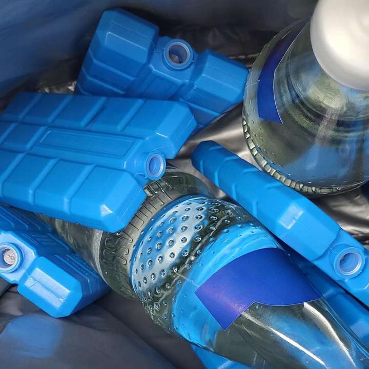 WKŁADY CHŁODZĄCE MROŻĄCE DO LODÓWEK TURYSTYCZNYCH TOREB ZESTAW 12x200ml