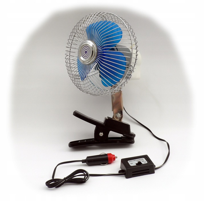 Wentylator Samochodowy Wiatrak do Auta 24V duży