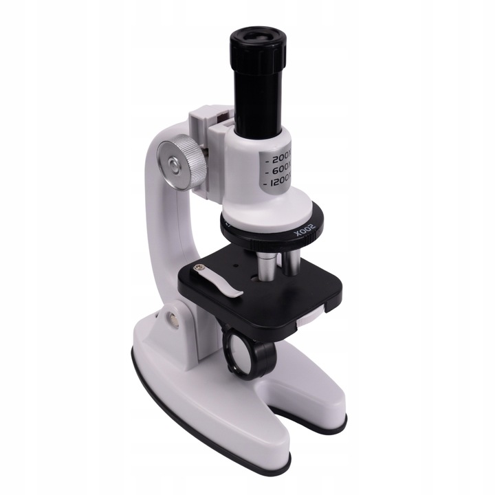 MIKROSKOP EDUKACYJNY ŚWIATŁA LED PRZYBLIŻENIE 1200X PREZENT DLA DZIECKA