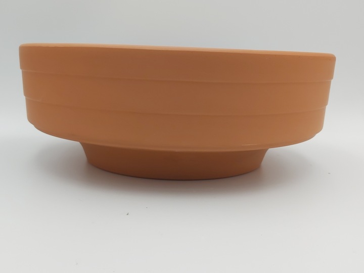 Znicz CERAMICZNY WSZYSTKICH SWIETYCH gliniak gliniany retro kopciuch DUZY