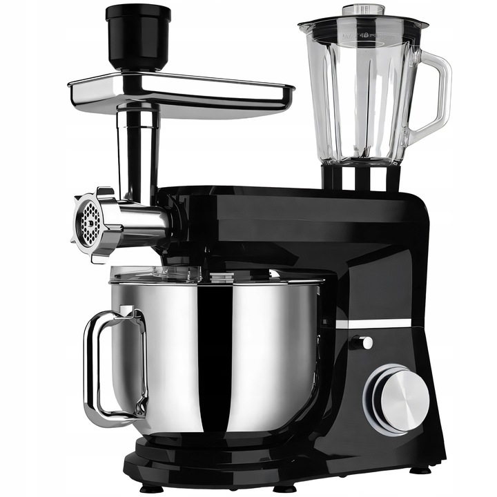 ROBOT KUCHENNY PLANETARNY Z MISĄ BLENDER MASZYNKA DO MIĘSA MIKSER 5w1 3200W