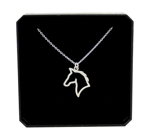 NASZYJNIK SREBRNY Z KONIEM KOŃ KONIK SREBRO 925 #2 łańcuszek z zawieszką