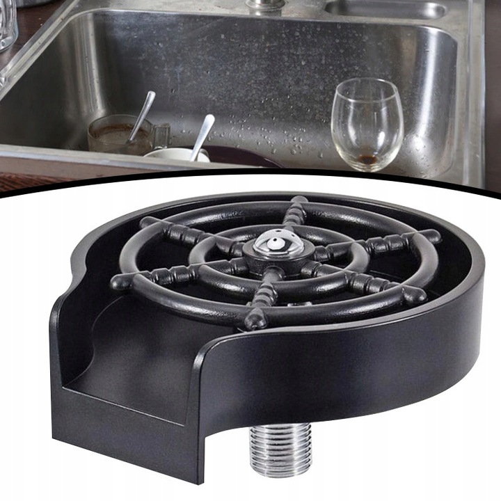 AUTOMATYCZNA MYJKA DO SZKLANEK KUBKÓW BUTELEK PŁUCZKA DO ZLEWU + GRATISY