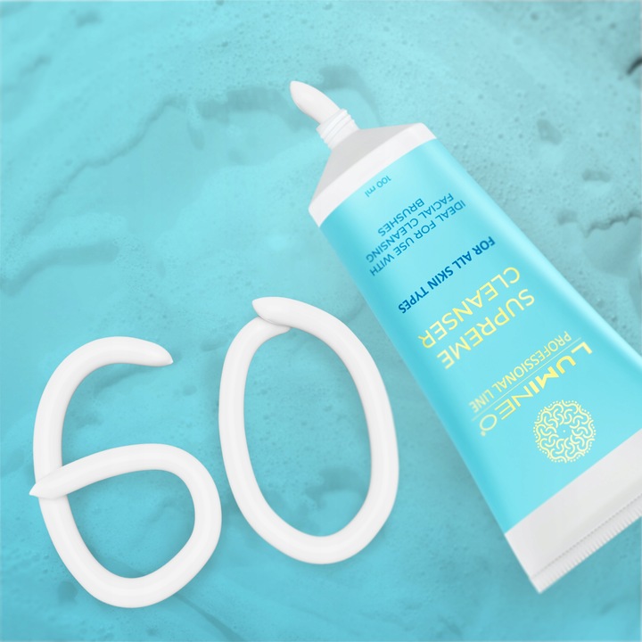 LUMINEO naturalna pianka żel oczyszczający do szczoteczki każda cera 100 ml