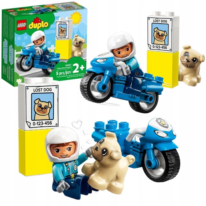 LEGO DUPLO 10967 Motocykl policyjny