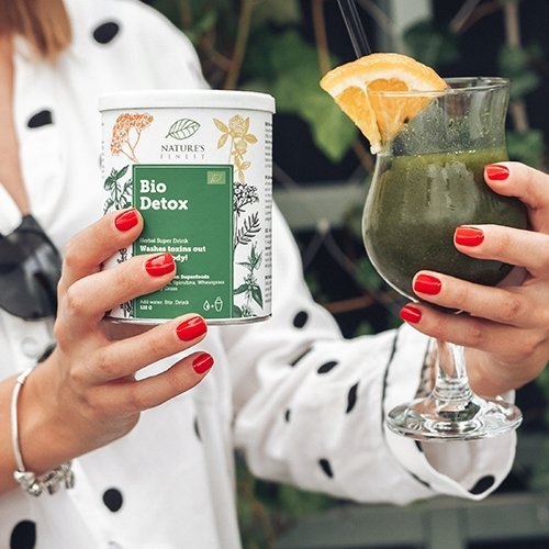 DETOX BIO OCZYSZCZANIE chlorella SPIRULINA ekologiczny Nature's finest 125g