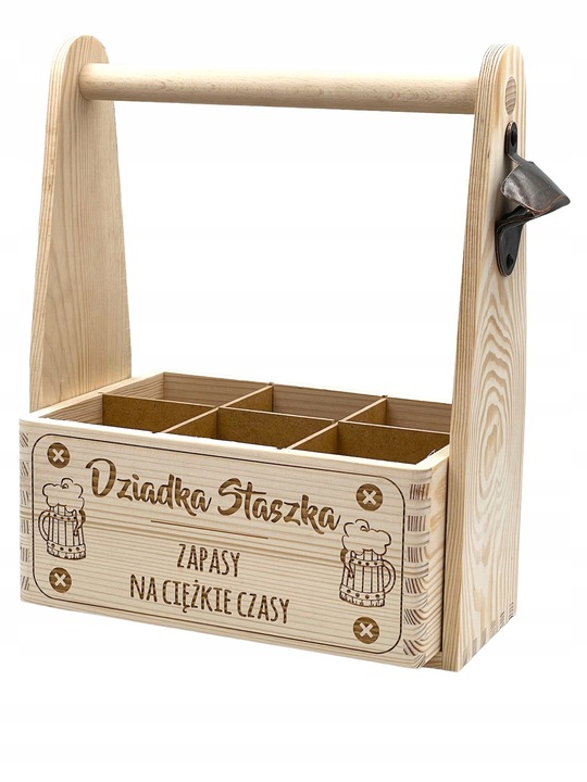 SKRZYNKA na PIWO nosidło prezent urodziny GRAWER!!