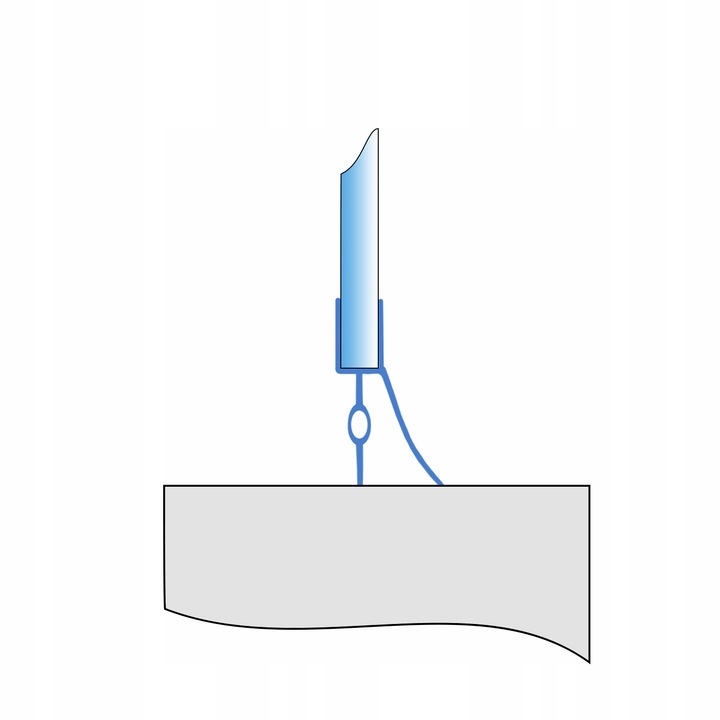 2M USZCZELKA DO DRZWI KABINY PRYSZNICOWEJ SZYBY PARAWANU POZIOMA 6 7 8 MM