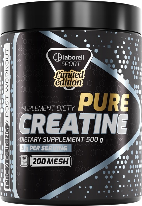 Laborell Kreatyna Monohydrat PURE CREATINE 500g CZYSTA