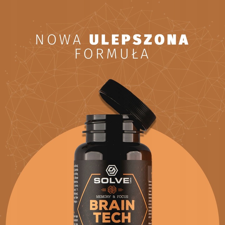 Brain Tech 60 Nootropic PAMIĘĆ KONCENTRACJA