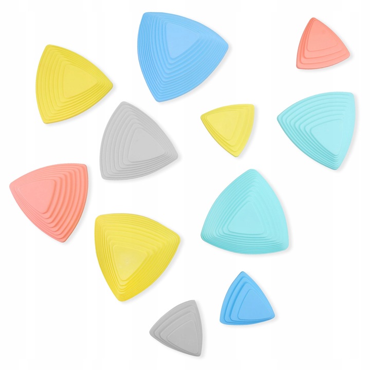 Kolorowe kamienie balansujące dla dzieci – zestaw 11 sztuk do zabawy