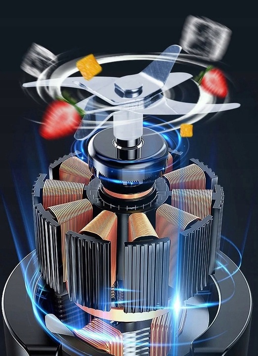 BEZPRZEWODOWY PRZENOŚNY BLENDER TURYSTYCZNY 360ML- Prezent Dla Taty