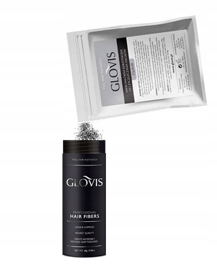 Saszetka GLOVIS 50g - Ciemny Brąz - Dark Brown Maskowanie Przerzedzeń Wł.