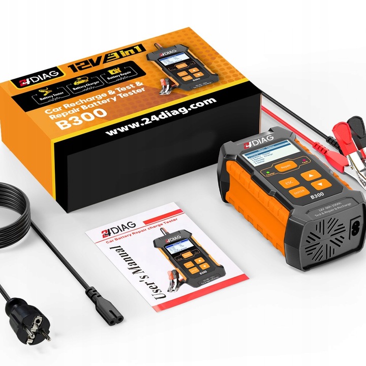 TESTER DO AKUMULATORÓW PROSTOWNIK B300 3w1 12V 5A
