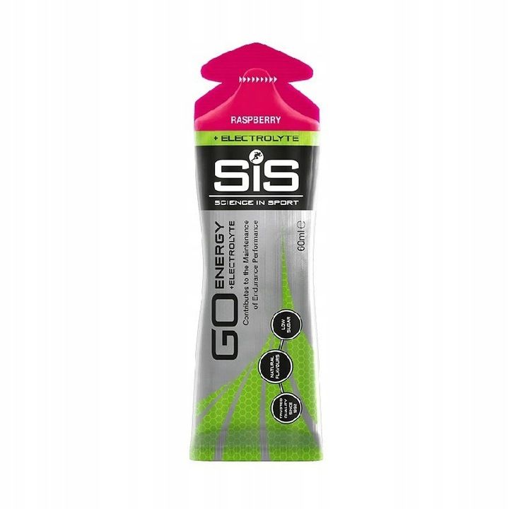 SIS GO ELECTROLYTE GEL ŻEL ENERGETYCZNY 30x60ml Raspberry / Malina