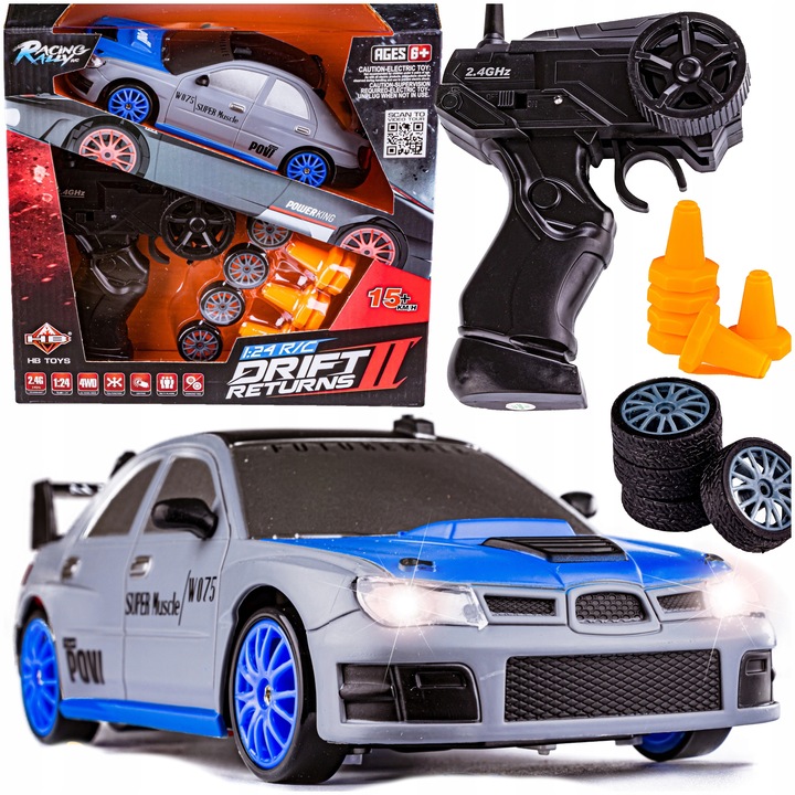 SUBARU IMPREZA Samochód zdalnie STEROWANY RC Auto na Pilota do DRIFTU 4x4