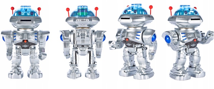 ZDALNIE STEROWANY ROBOT Pilot R/C STRZELAJĄCY KRĄŻKAMI do 5 metrów CHODZI