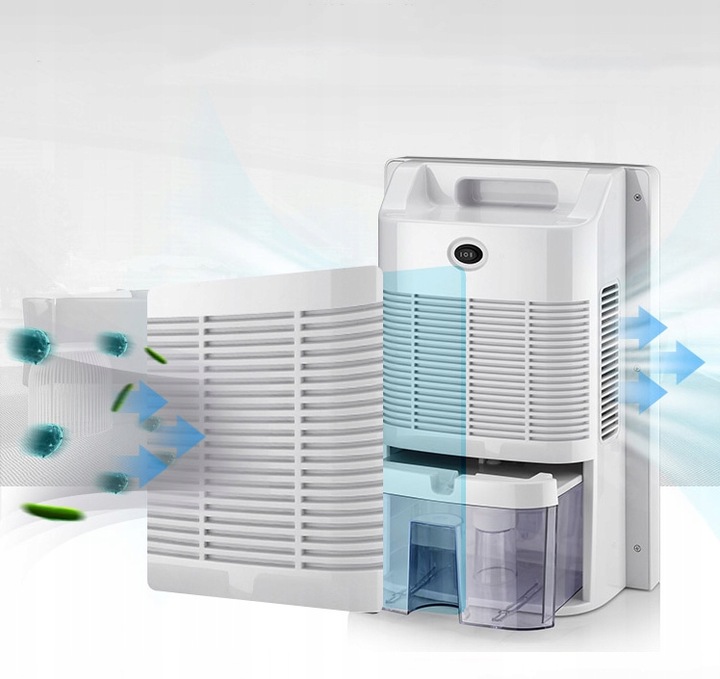 MOCNY OSUSZACZ POWIETRZA 90W Pochłaniacz Wilgoci do domu łazienki + PILOT