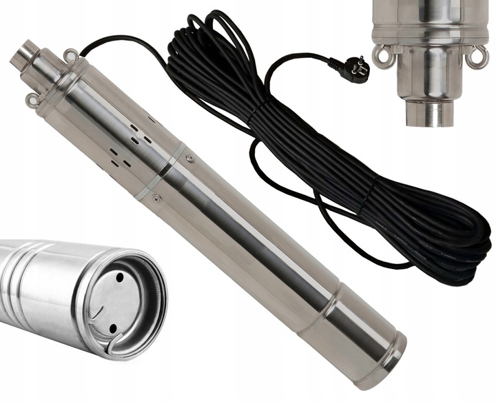 POMPA GŁĘBINOWA ŚRUBOWA DO WODY STUDNI 1800 l/h DIPPER 3" DO PODLEWANIA