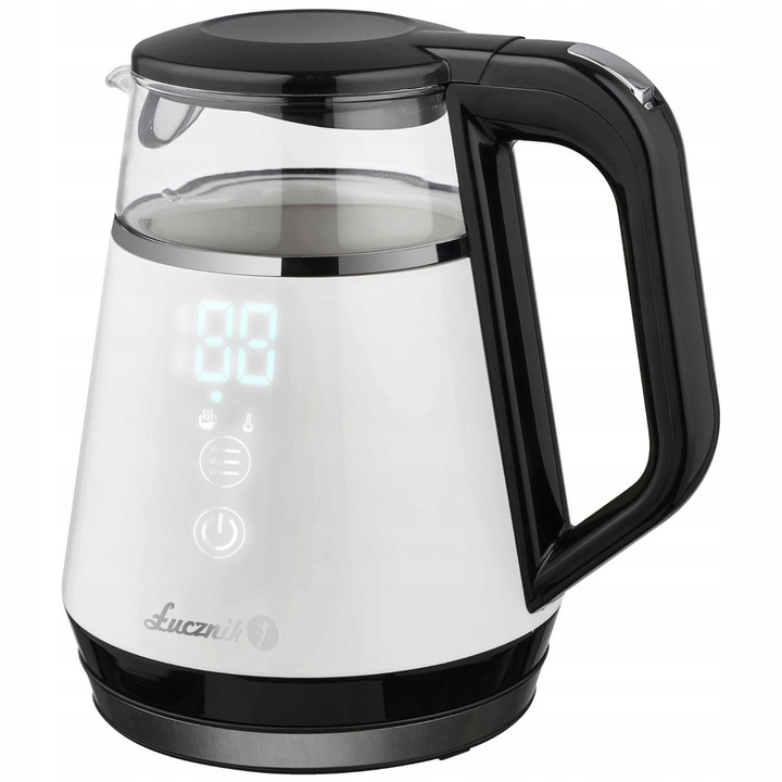 Mały czajnik elektryczny szklany pamięć regulacja WK-2503 Compact 1l 1100W