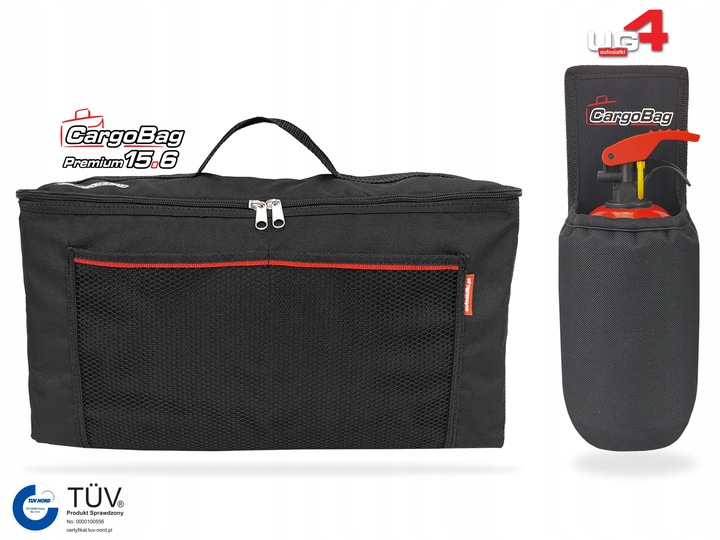 Organizer torba do bagażnika + pokrowiec gaśnicy