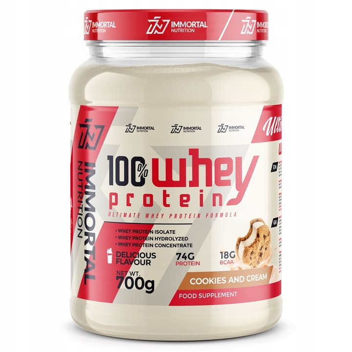 IMMORTAL 100% WHEY PROTEIN 700g BIAŁKO WPC WPI WPH