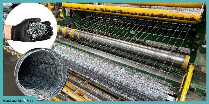 SIATKA LEŚNA ogrodzeniowa 180/19/10L 25mb oczka KWADRATY 10x10 GĘSTA gratis