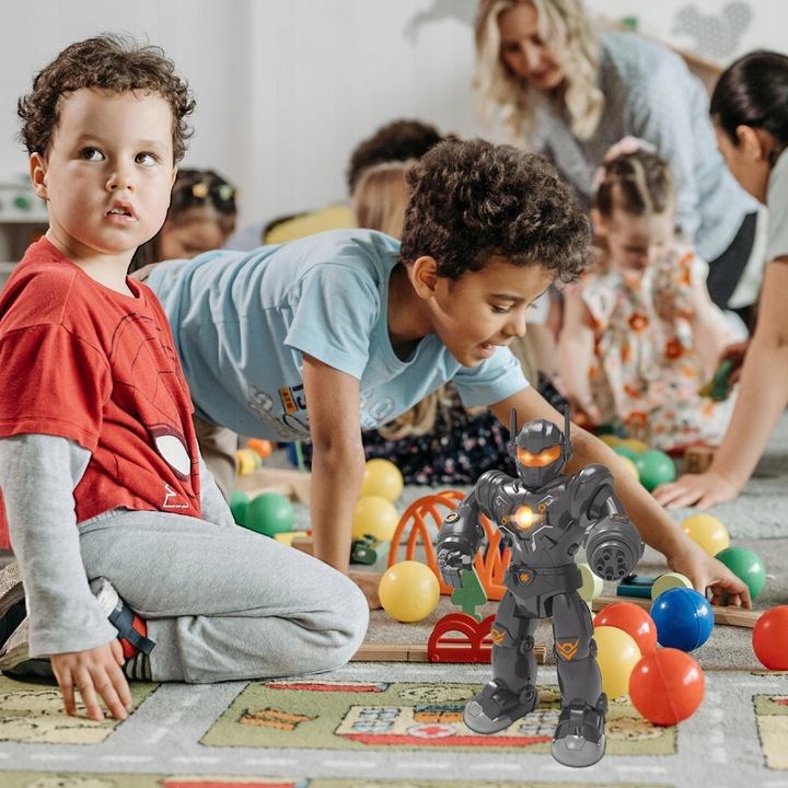 ROBOT INTERAKTYWNY ŚWIATŁO DŹWIĘK CHODZI STRZELA