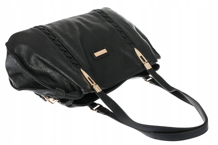 Torebka Damska Shopperkawłoska marka CHARRO Pojemna A4 Modna CH7719 Czarna