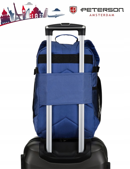 Plecak podręczny kabinowy pojemny podróżny do Wizzair Ryanair