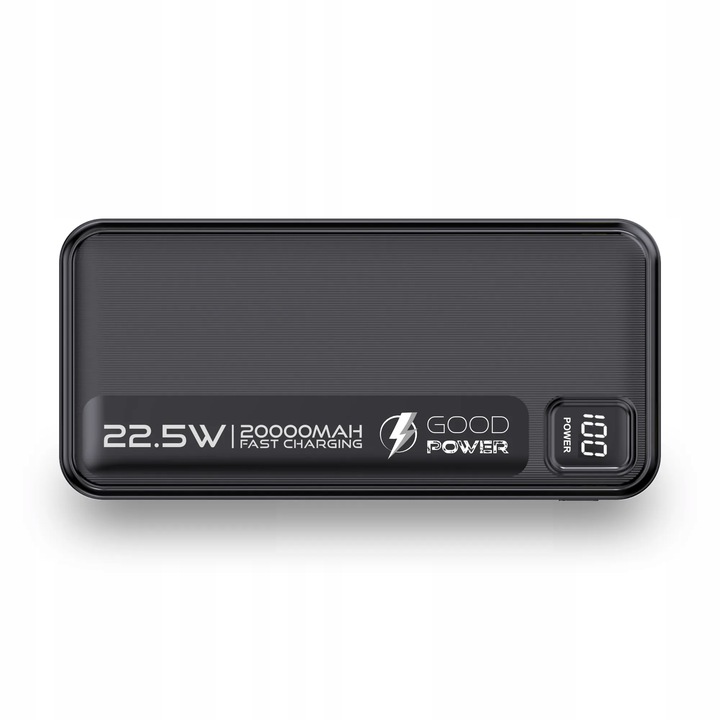 POWERBANK 20000mAh 22,5W DUŻA POJEMNOŚĆ + KABEL USB-C 60W GOODPOWER