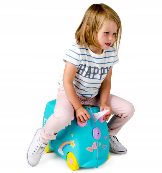 WALIZKA TRUNKI JEŻDŻĄCA WALIZECZKA JEŹDZIK UNICORN