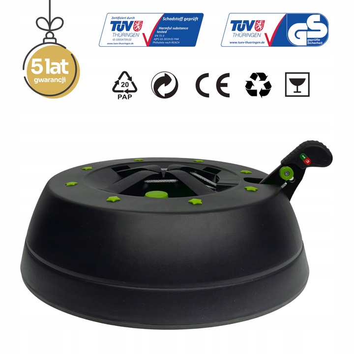 STABILNY STOJAK CHOINKOWY KAMAI START 1 PRO DO DRZEWKA 2 METRY ANTRACYT 4KG